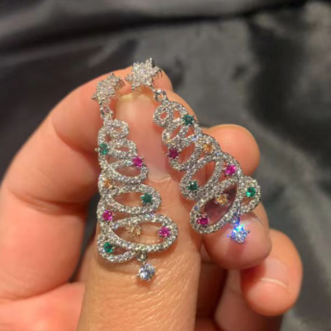 LumaBelle™ Christmas Earrings — Shine Bright All Season with Featherlight Festive Glam