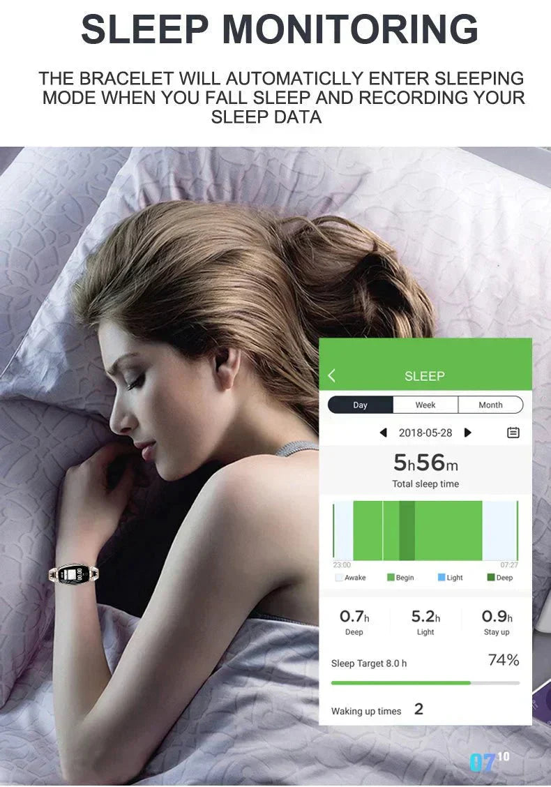 Smart Waterproof Activity Tracker for Health Monitoring and Workouts
