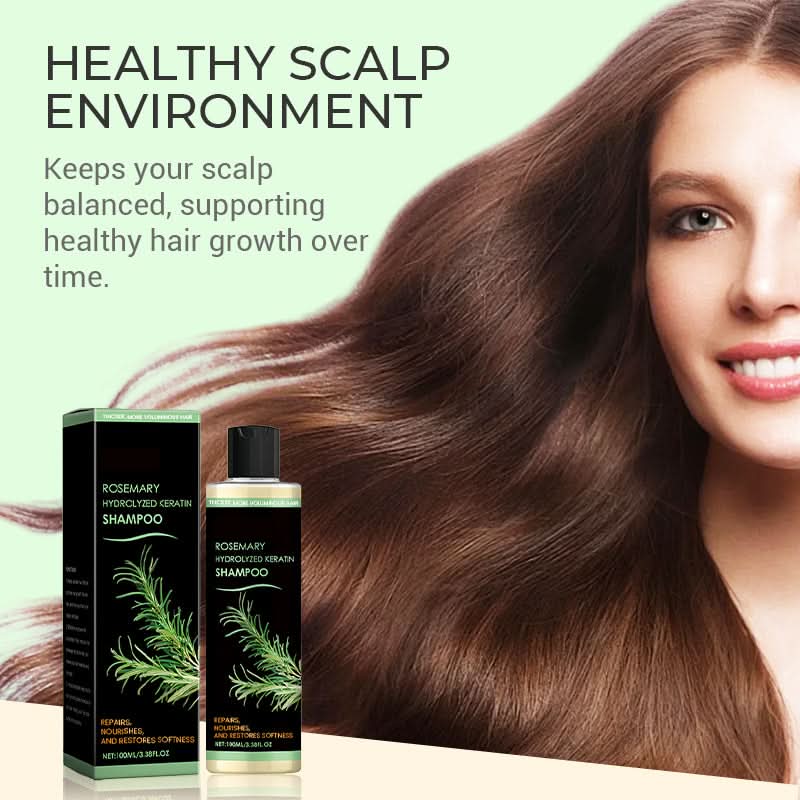 ViraSage™ Rosemary Keratin Shampoo — Unleash Fuller, Stronger Hair That Turns Heads