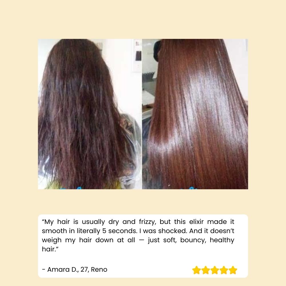 RadiantLuxe™ Hair Elixir — Unleash Silky Shine and Strength That Stops the Show in Seconds