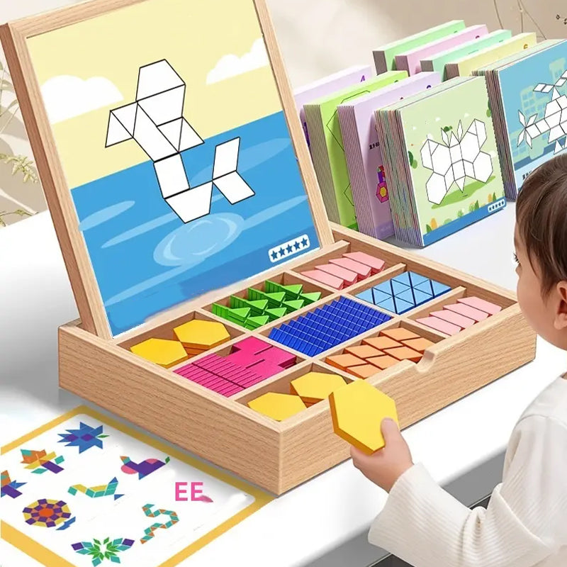 Magnetic Wood Puzzle™ — Spark Imagination and Build Confidence Wherever Play Takes Them