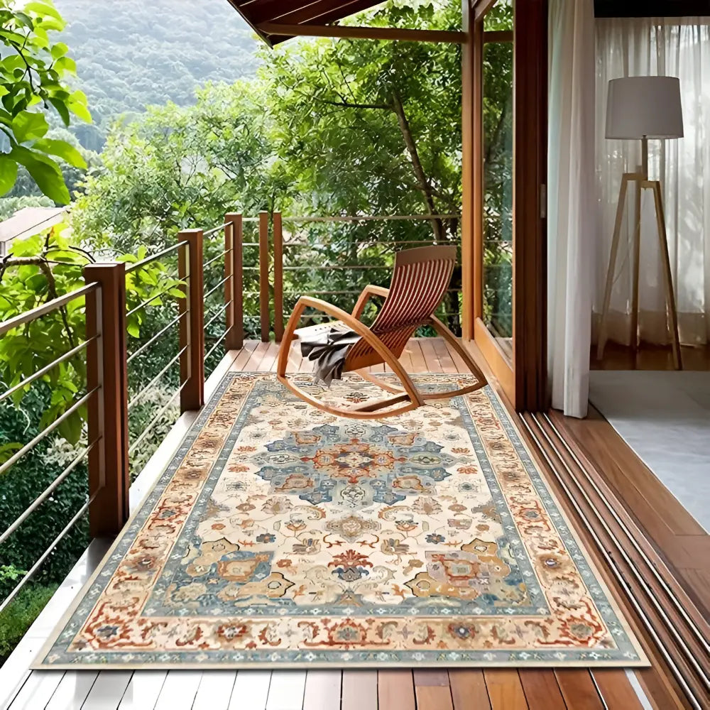 Outdoor Area Rug | Non-Slip PVC Base | Nordic Design | FjordFloor