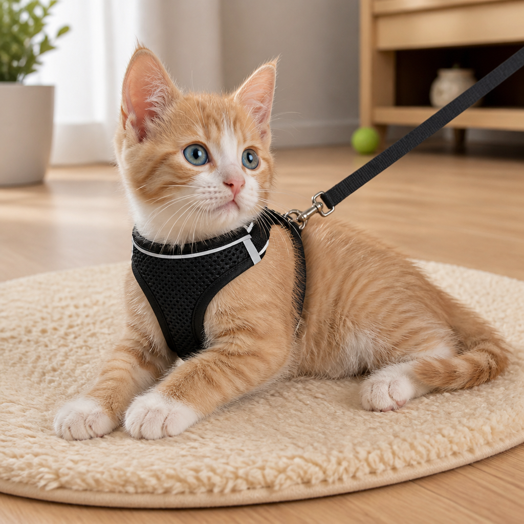 WhiskerGuard™ Comfort Harness — Wrap Your Cat in Calm, Safe, and Escape-Proof Freedom