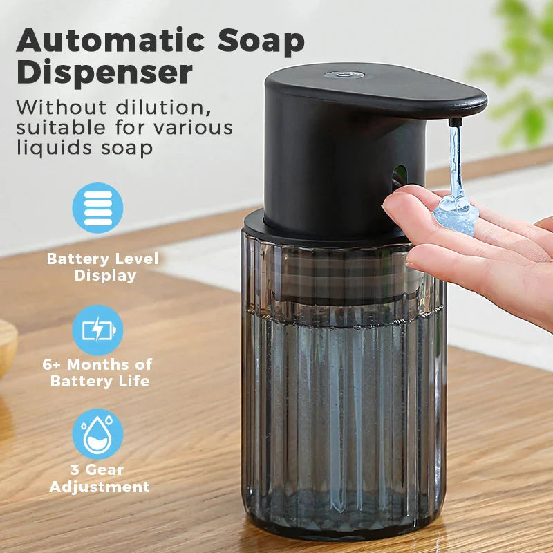 Automatic Soap Dispenser | Touchless Sensor Dispensing | Rechargeable and Refillable | HygiaFlow