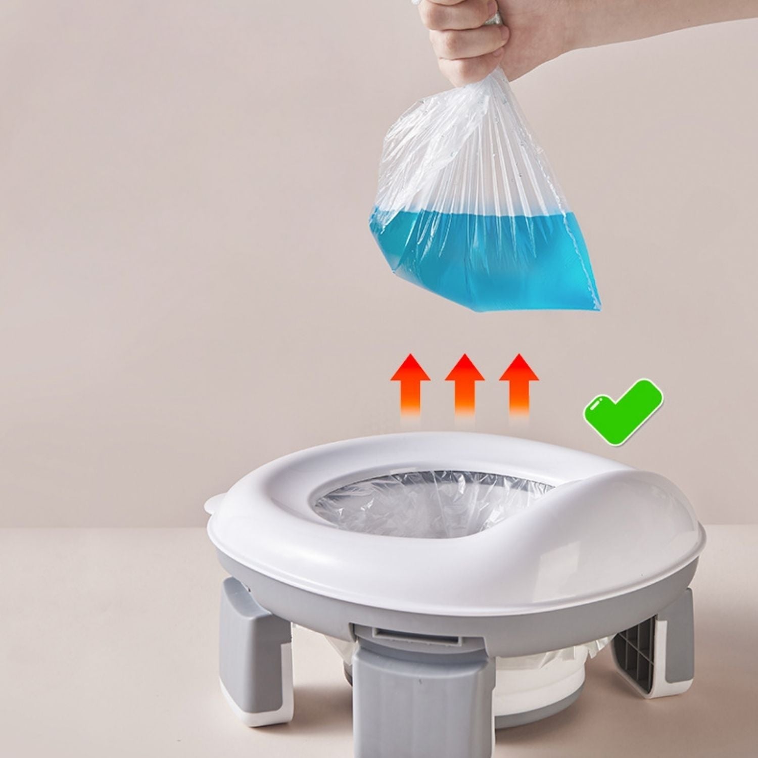 Travel-Friendly Portable Toilet for Kids - Hygienic and Easy to Use