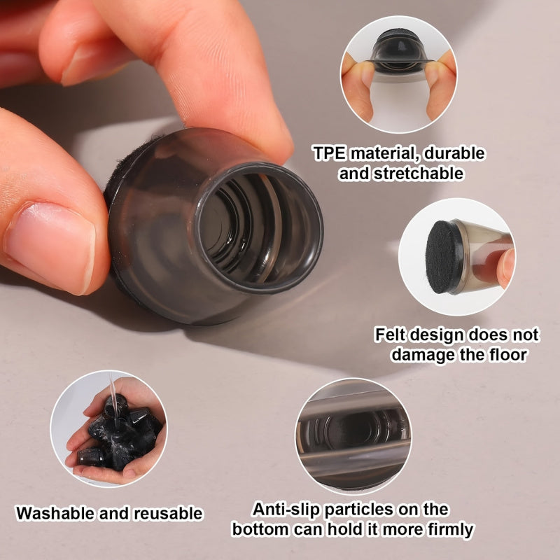 Chair Leg Felt Glides Caps