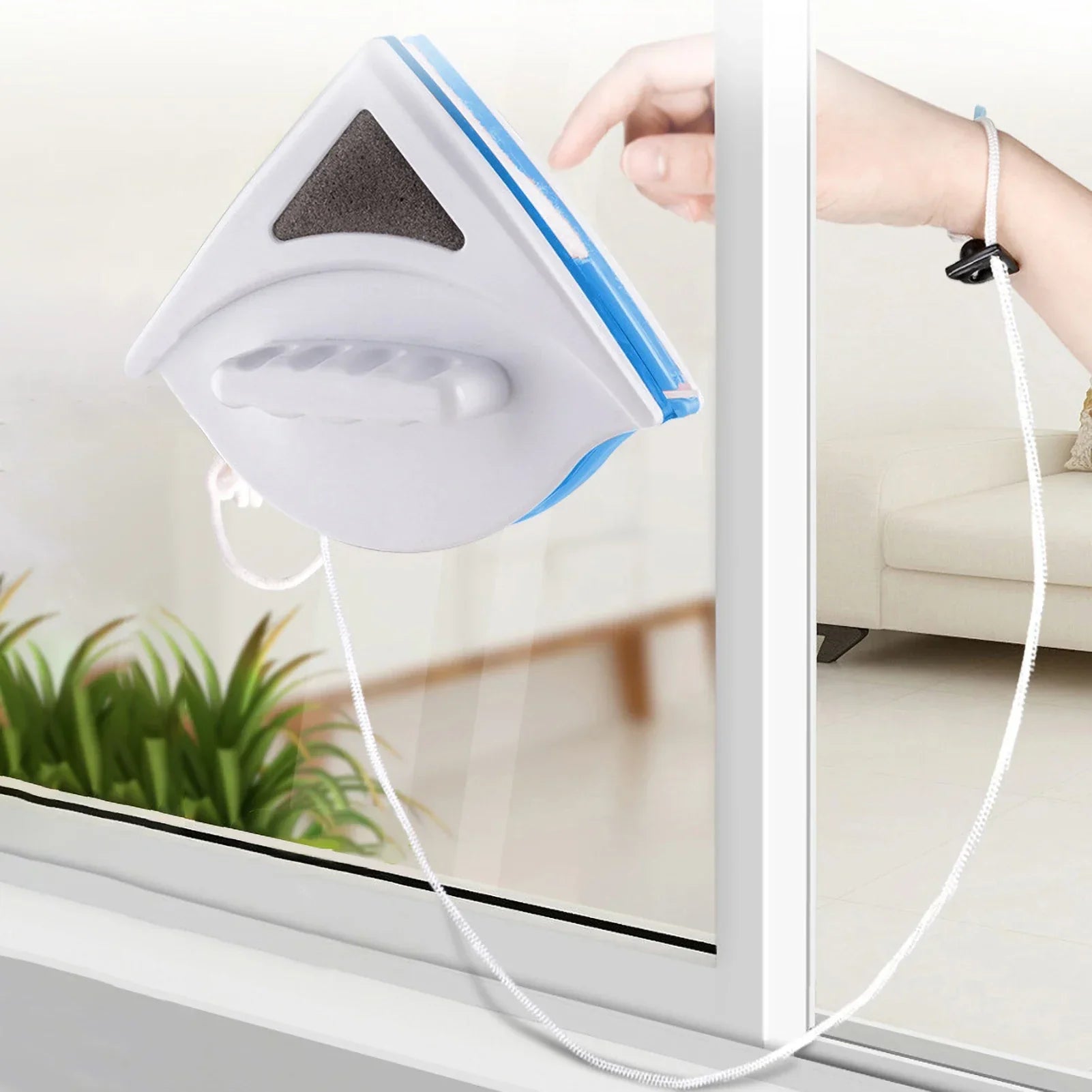 Magnetic Window Cleaner for Both Sides – Glass Cleaning Tool