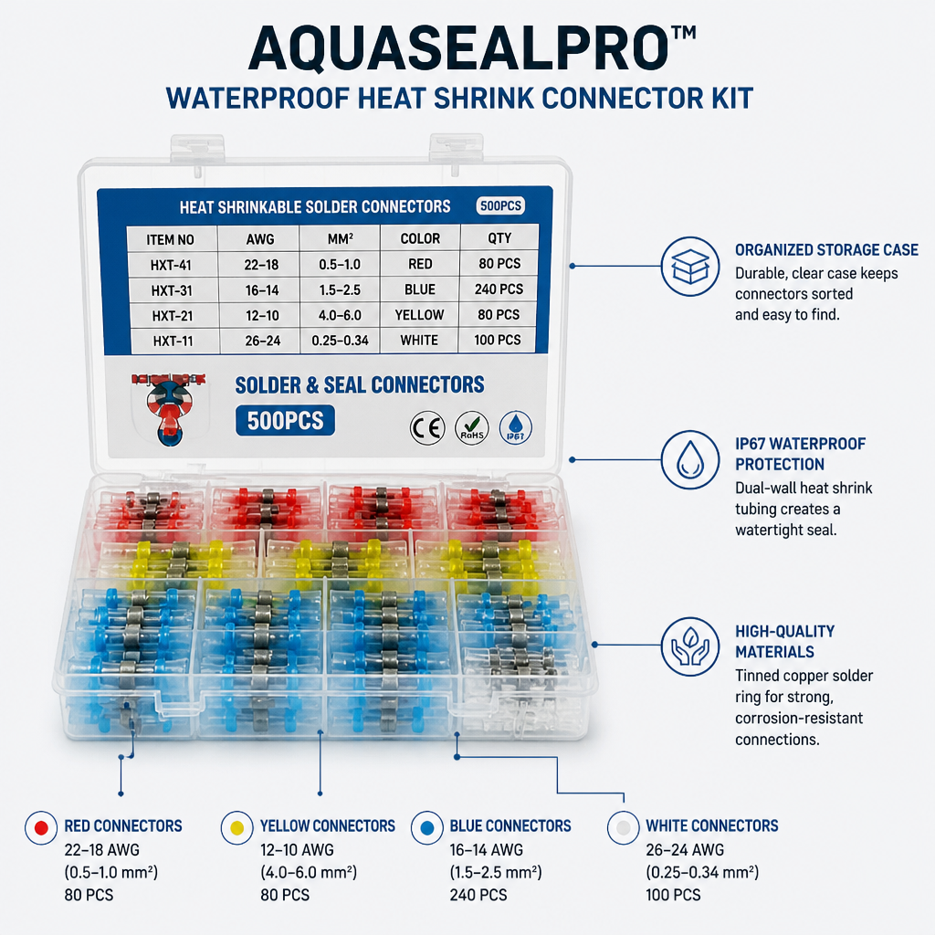 AquaSealPro™ — Make Every Wire Connection Bulletproof and Totally Stress-Free