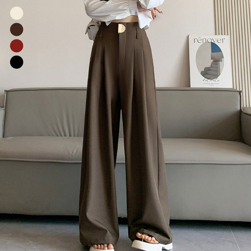 FabriaLux™ High Waist Wide Leg Pants — Flaunt Longer Legs and Elegance That Powers Every Step