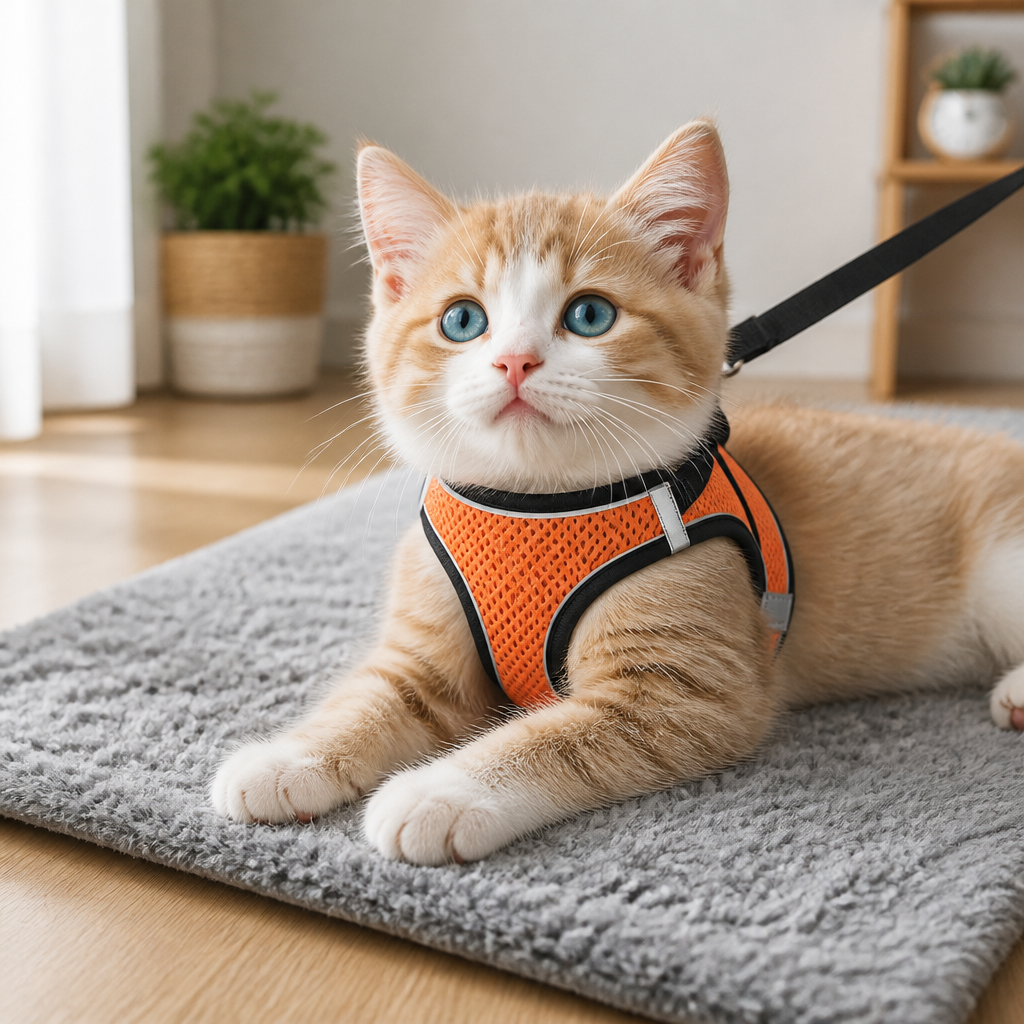 WhiskerGuard™ Comfort Harness — Wrap Your Cat in Calm, Safe, and Escape-Proof Freedom