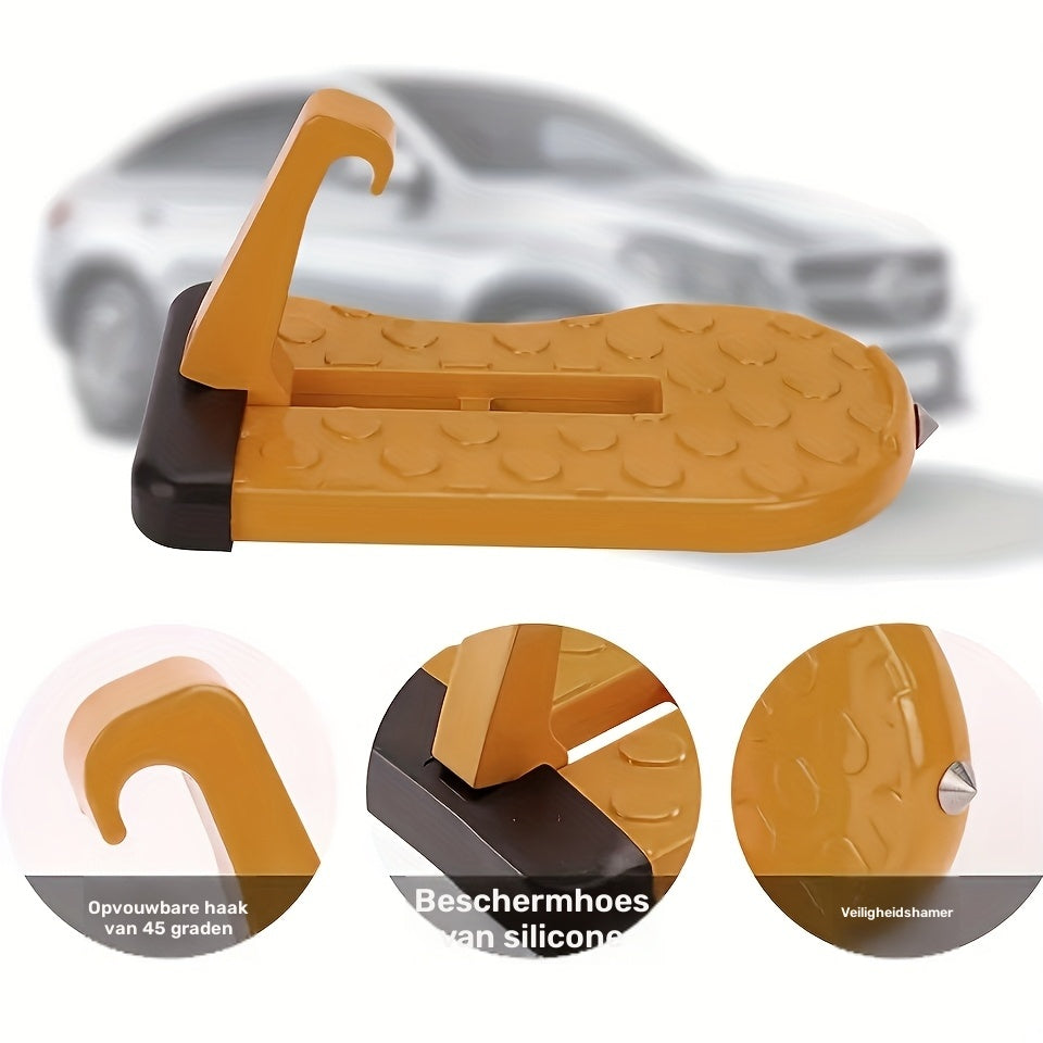 Vehicle Door Step for Roof Access