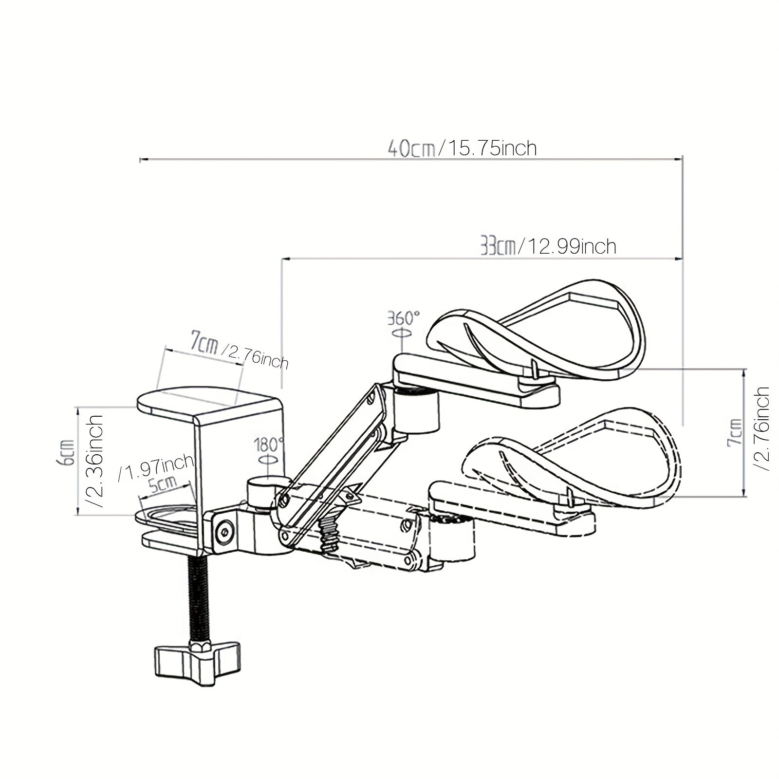 Ergonomic Desk Arm Support