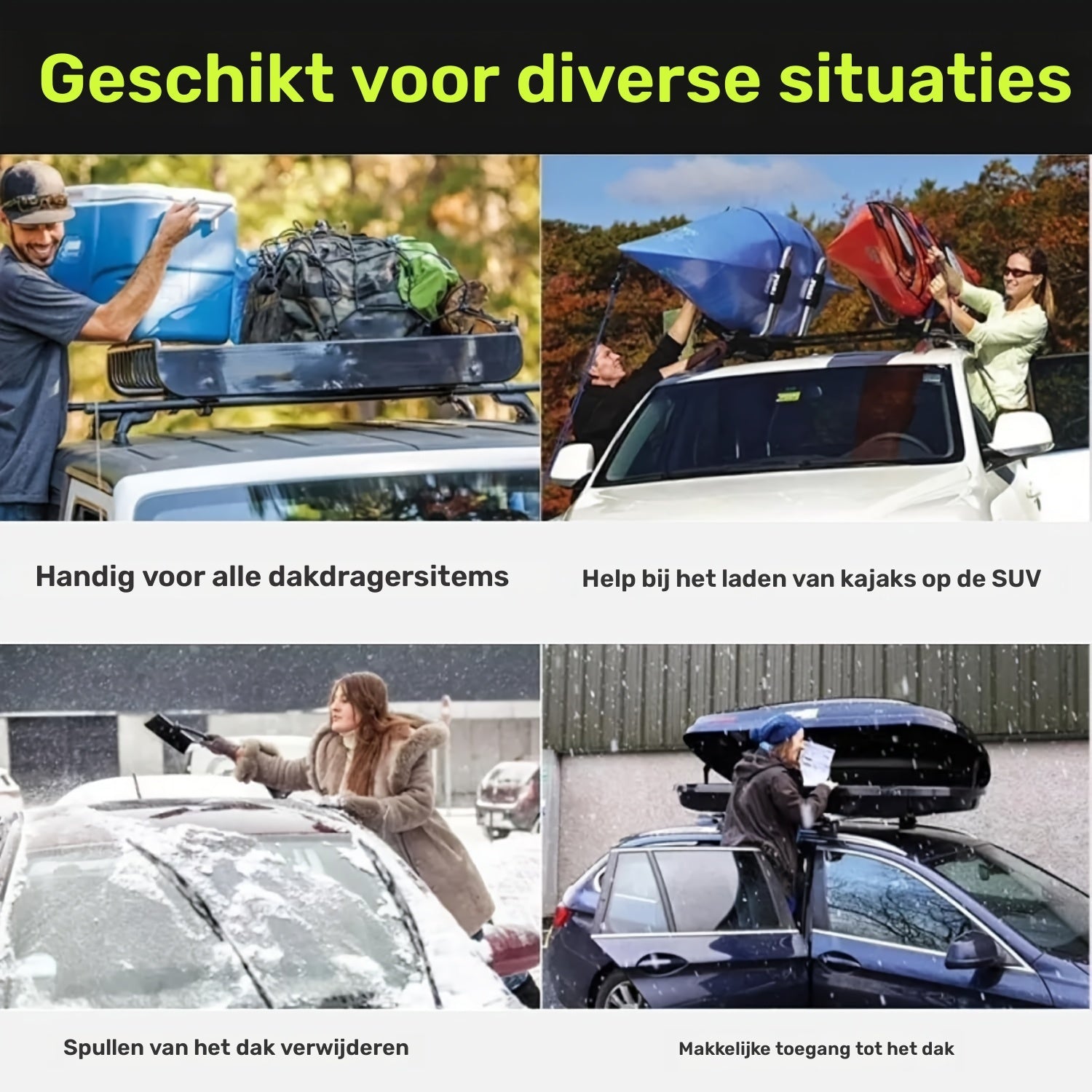 Vehicle Door Step for Roof Access