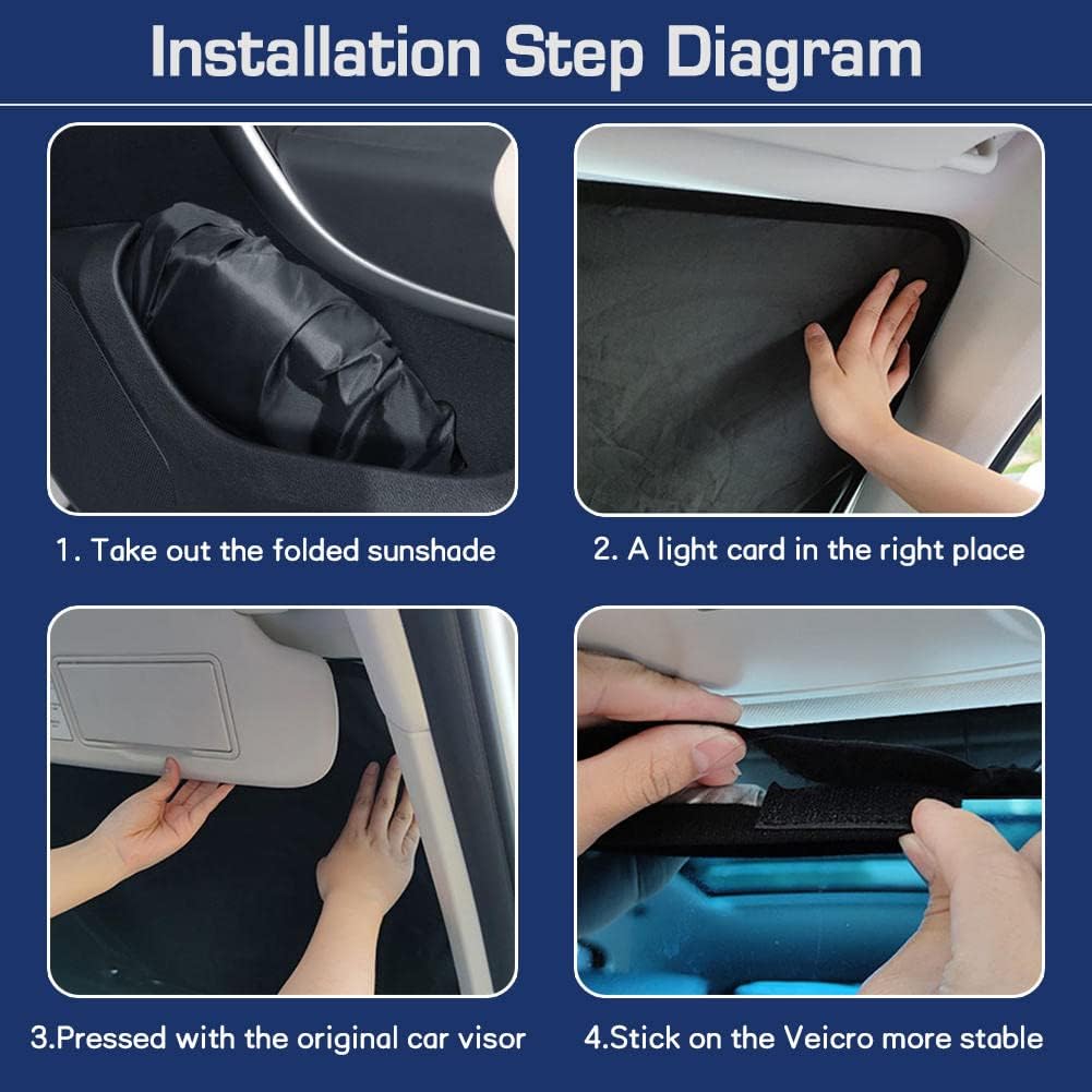 1+1 FREE | SunShield Pro™ Windshield Sunshade, Foldable Sun Protection