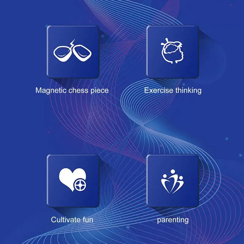 MindForge™ Magnetic Chess Set — Command Every Move and Outsmart Your Rivals with Unshakable Focus
