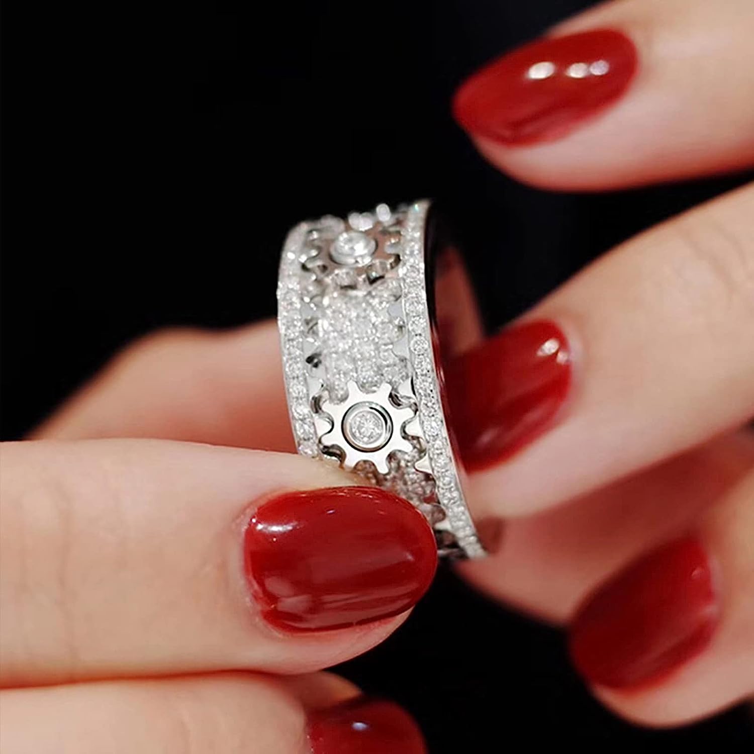 Stainless Steel Gear Ring with Rotary Gear Mechanism