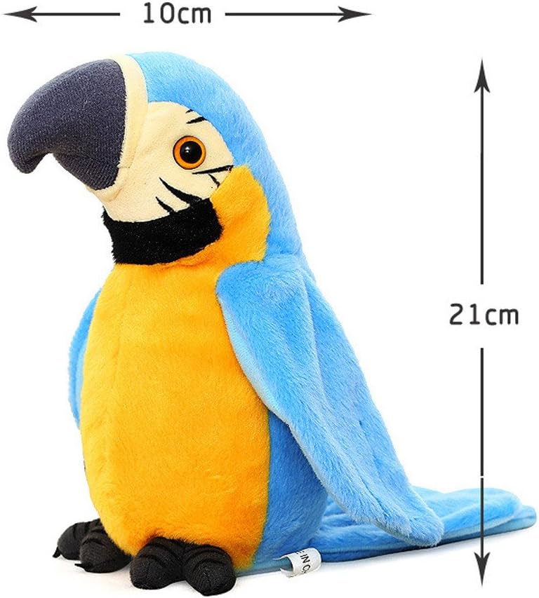 Talking Plush Parrot – Cuddly Toy for Interactive Fun
