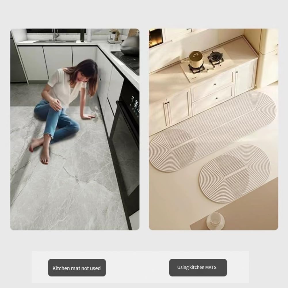 Absorbent and Washable Non-Slip Mat Set