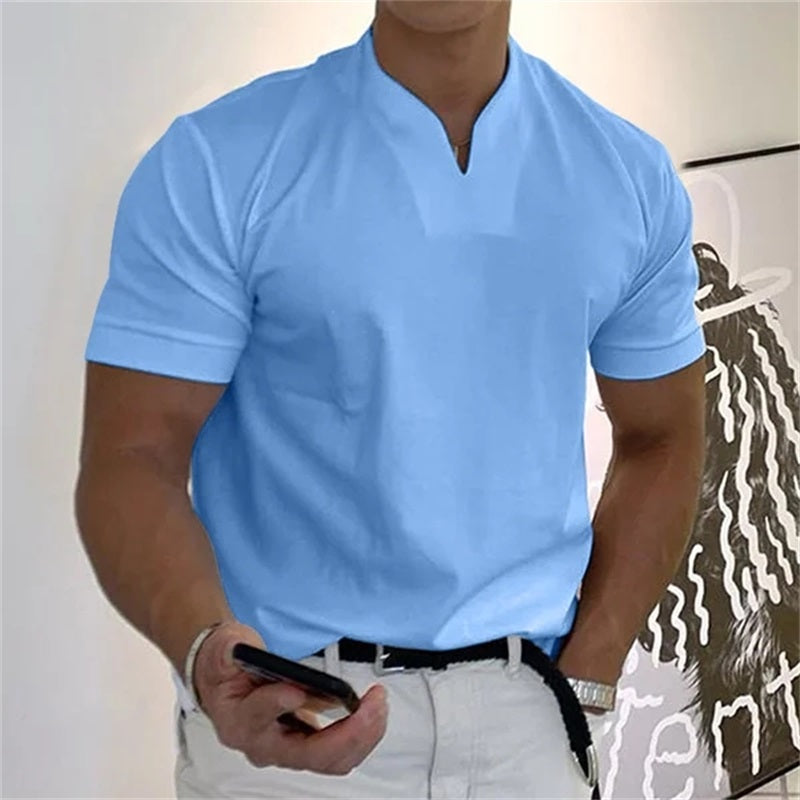 PrimeForm™ Men’s Business Casual V-Neck — Effortless Sharpness and All-Day Comfort That Moves With You