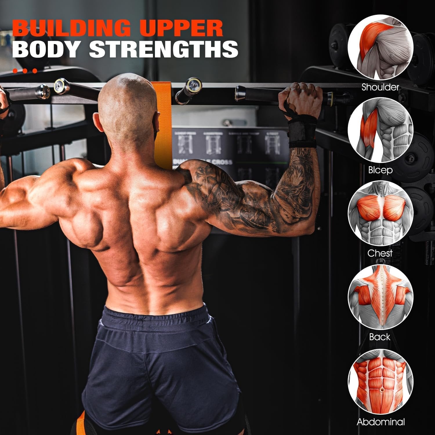Pull-Up Assistance Band with Dual Foot System