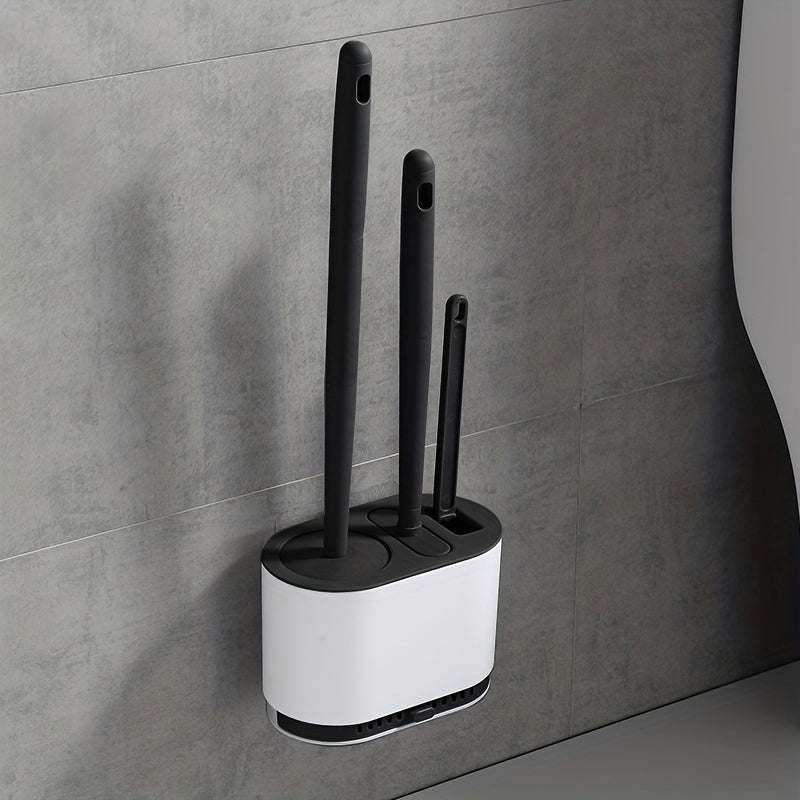 Silicone Toilet Brush with Holder