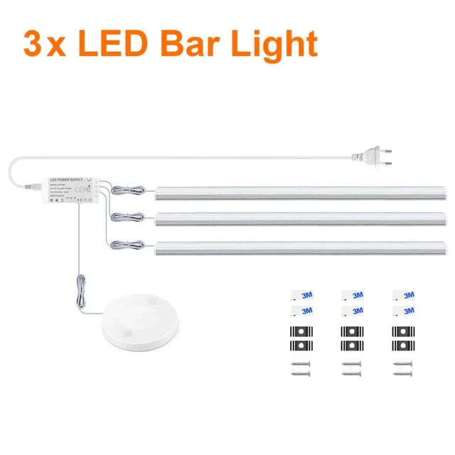 Under-Cabinet LED Light with Sensor – Touchless and Dimmable