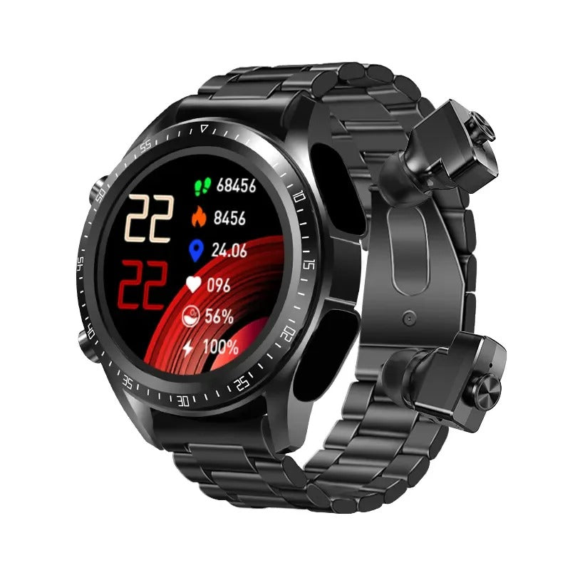 PulseSync™ — Master Your Moves with the Ultimate Smartwatch-Earbud Power Duo