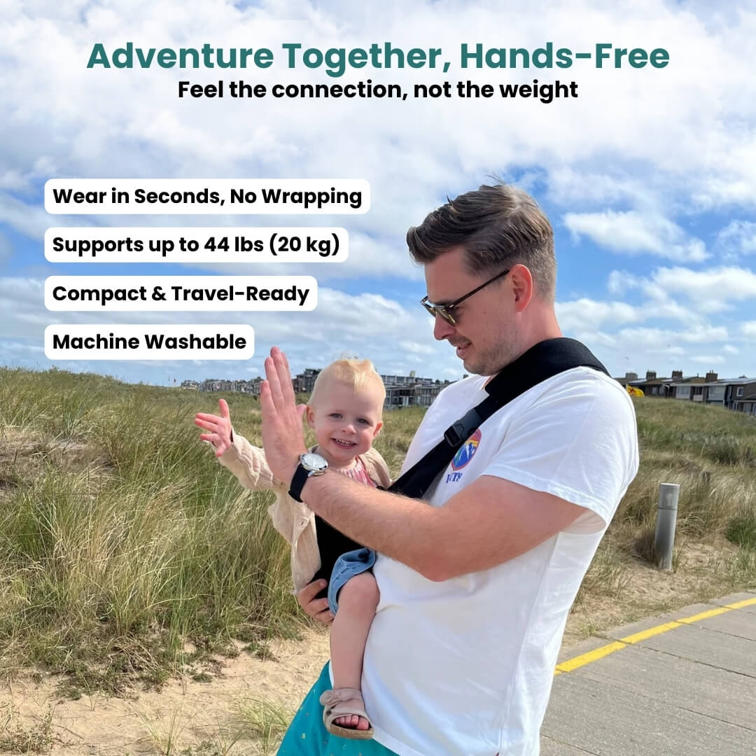 NimbleNest™ Toddler Carrier — Effortless Comfort That Lets You Conquer Every Adventure Hands-Free