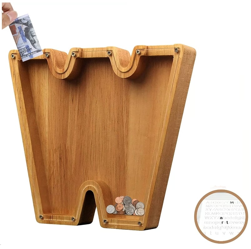 Handcrafted Piggy Bank to Encourage Safe Saving for Kids