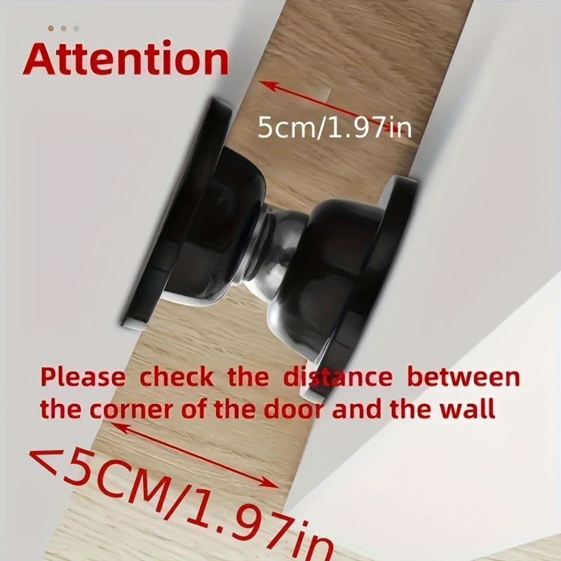 Magnetic Door Stopper - No Drilling Required