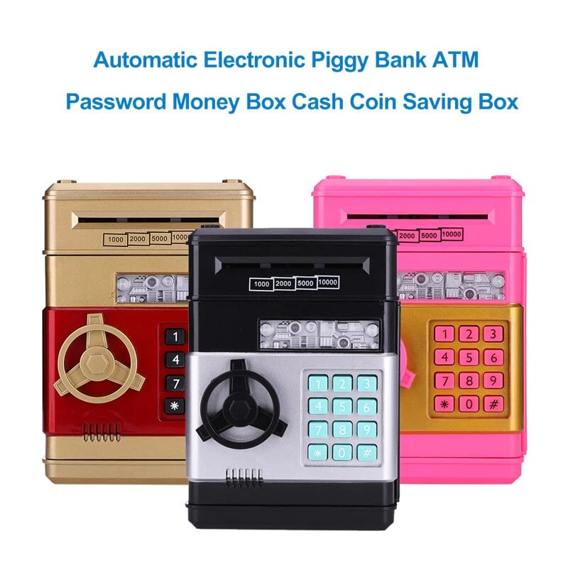 Mini Piggy Bank - Safeguards Pocket Money and Turns Saving into Fun Adventure for Kids