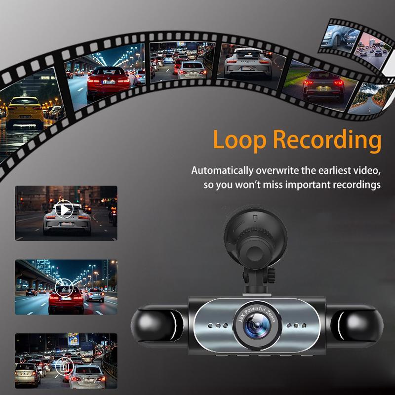 4-Channel Dashboard Camera – Comprehensive Protection for Worry-Free Driving