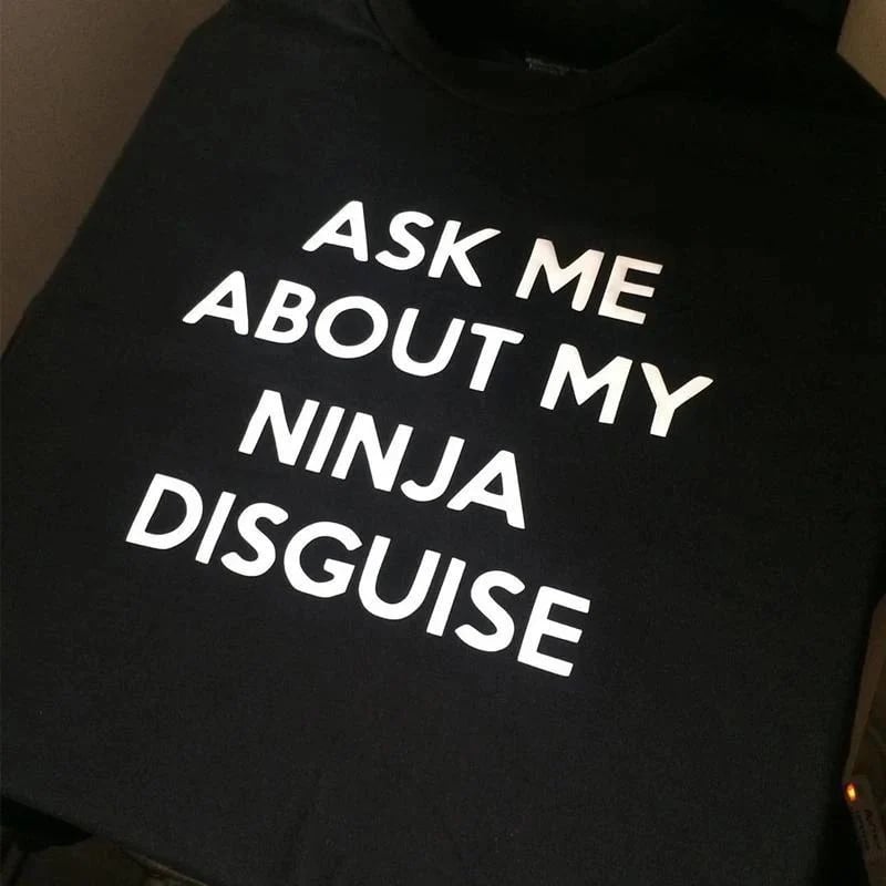 Ninja Mask Transformation T-Shirt – ShadowNinja Design