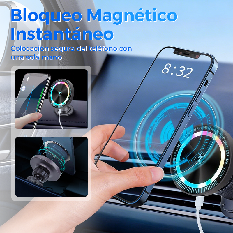 Magnetic Charging Solution – Always Ready on the Go, No More Stress!