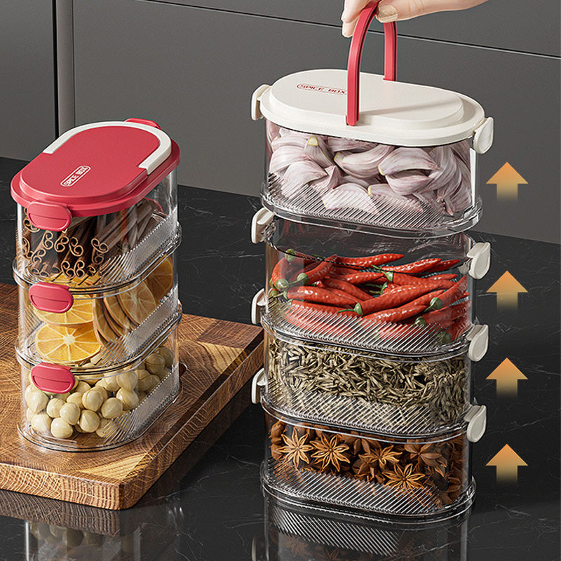 Aroma Organizer - Spice Freshness and Order at the Push of a Button