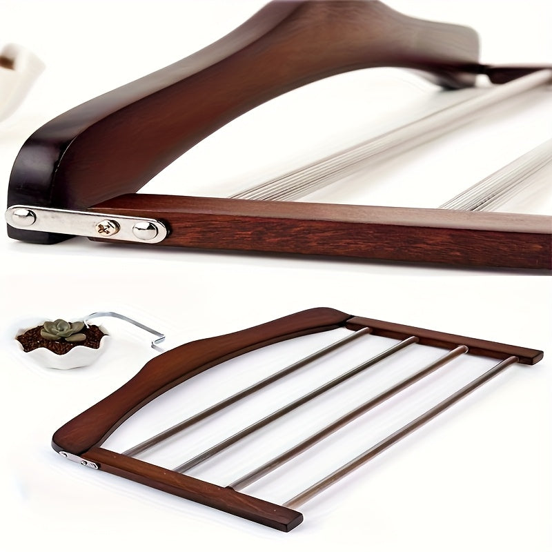 Set of 2 Multi-Layer Wooden Trouser Hangers