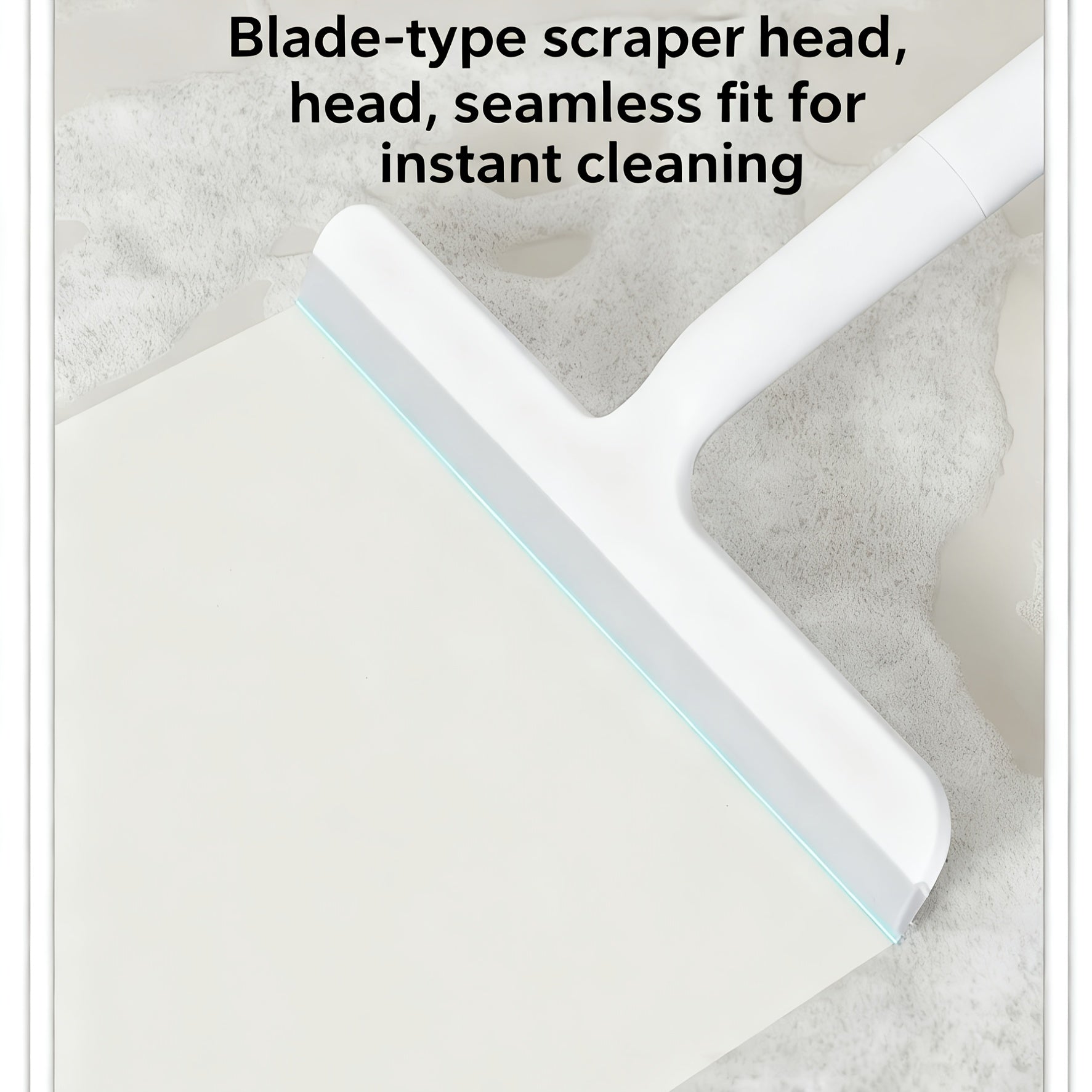 Silicone Shower Squeegee with 24 cm Blade Width