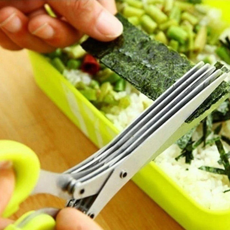 5xClarity™ Herb & Veggie Shears — Slice Through Prep Time for Effortless, Chef-Level Cooking