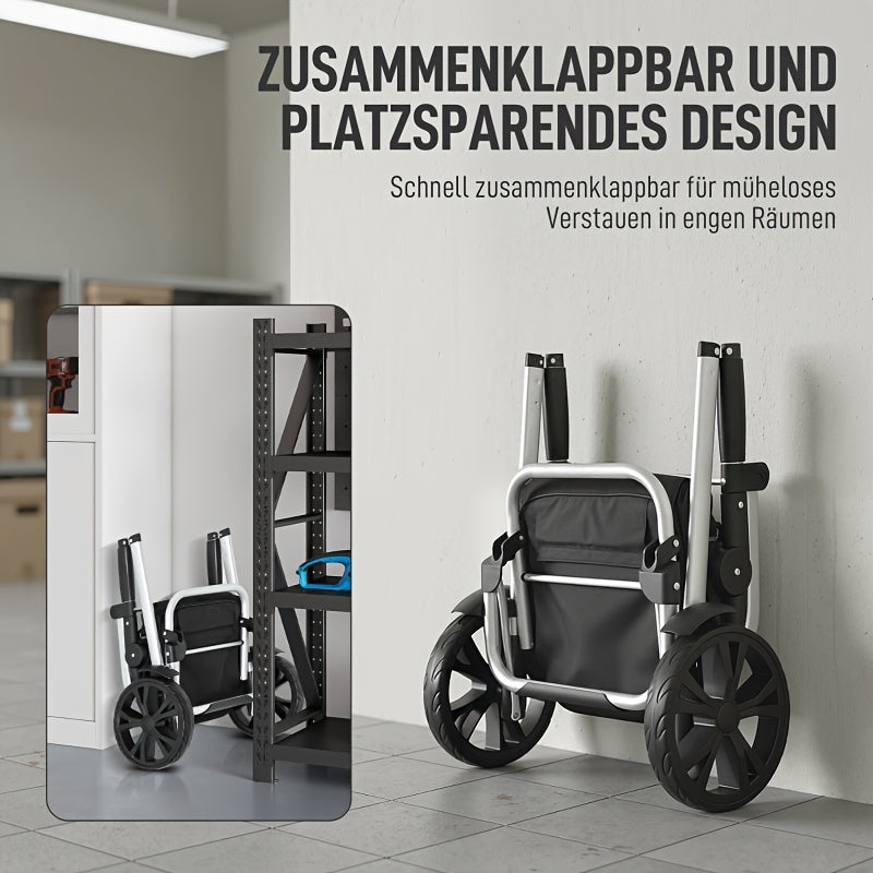 Collapsible 3-in-1 Shopping Cart with Cooler Compartment