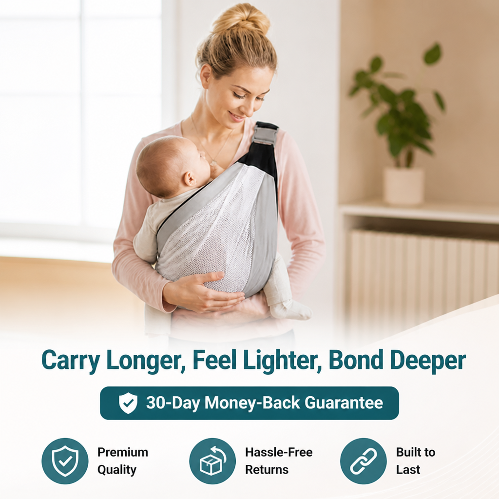 LumaNest™ Sling — Carry Longer, Feel Lighter, Bond Deeper