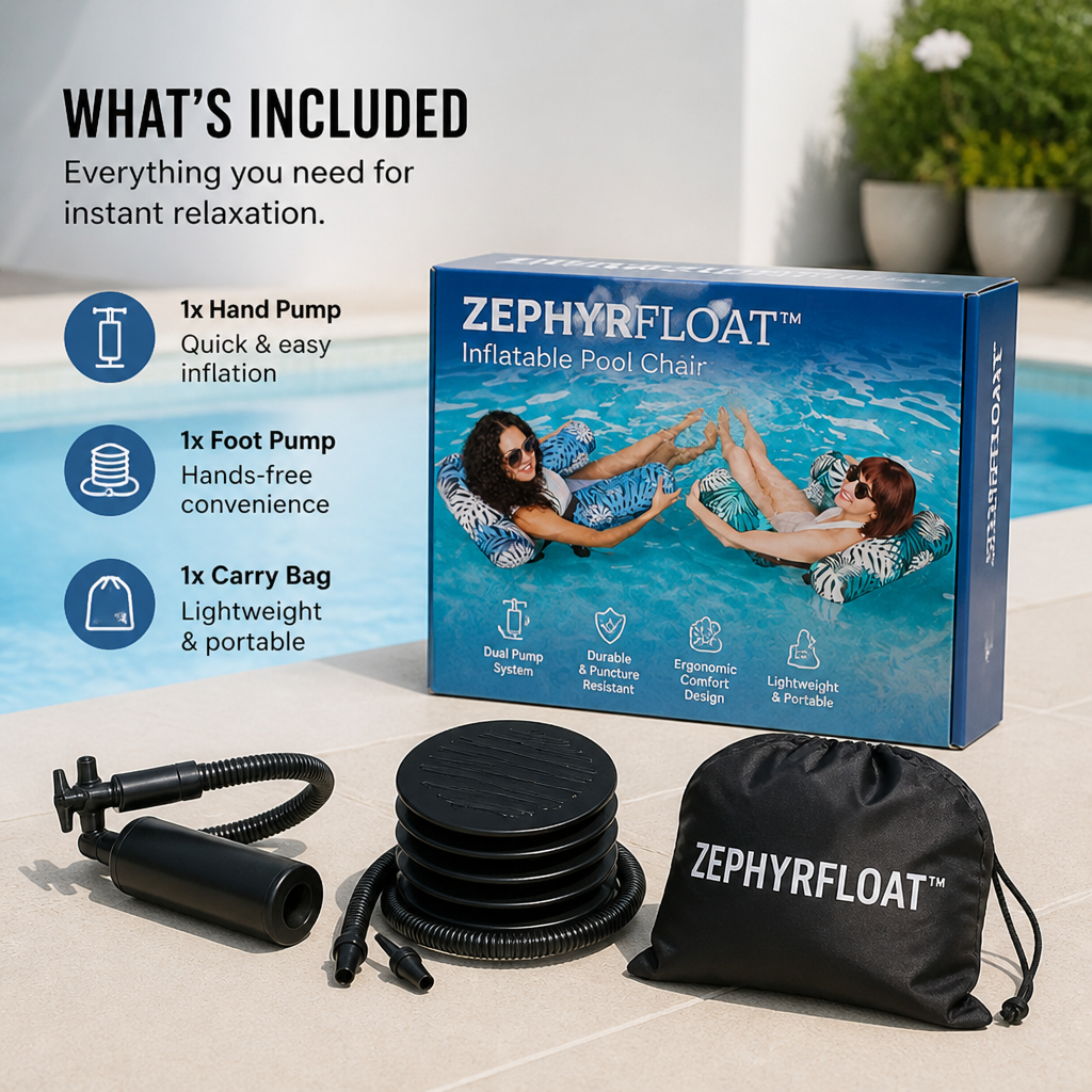 ZephyrFloat™ — Escape to Instant, Effortless Poolside Bliss
