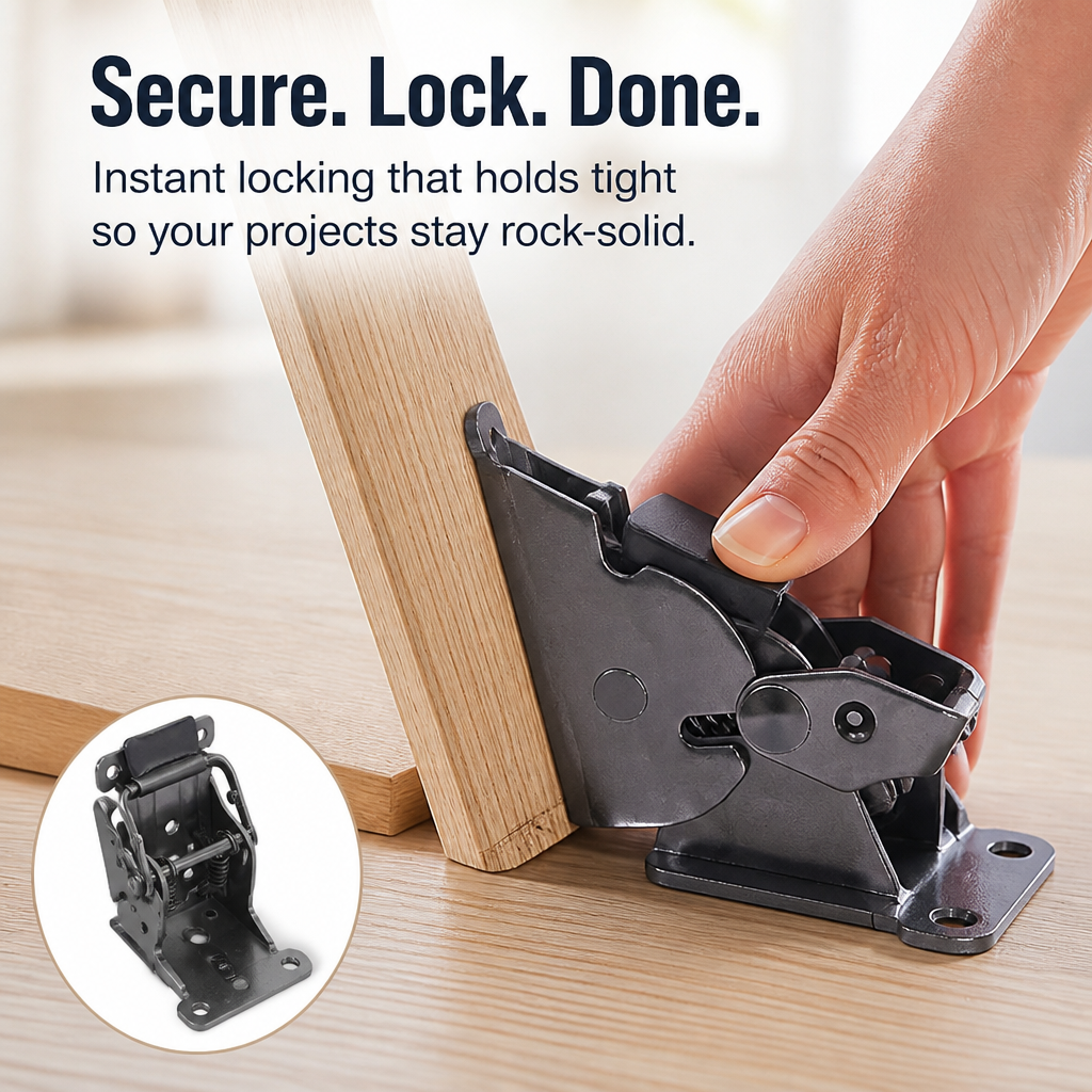 GripLock™ — Snap Folding Table Legs Into Rock-Solid, Wobble-Free Lock (x2)