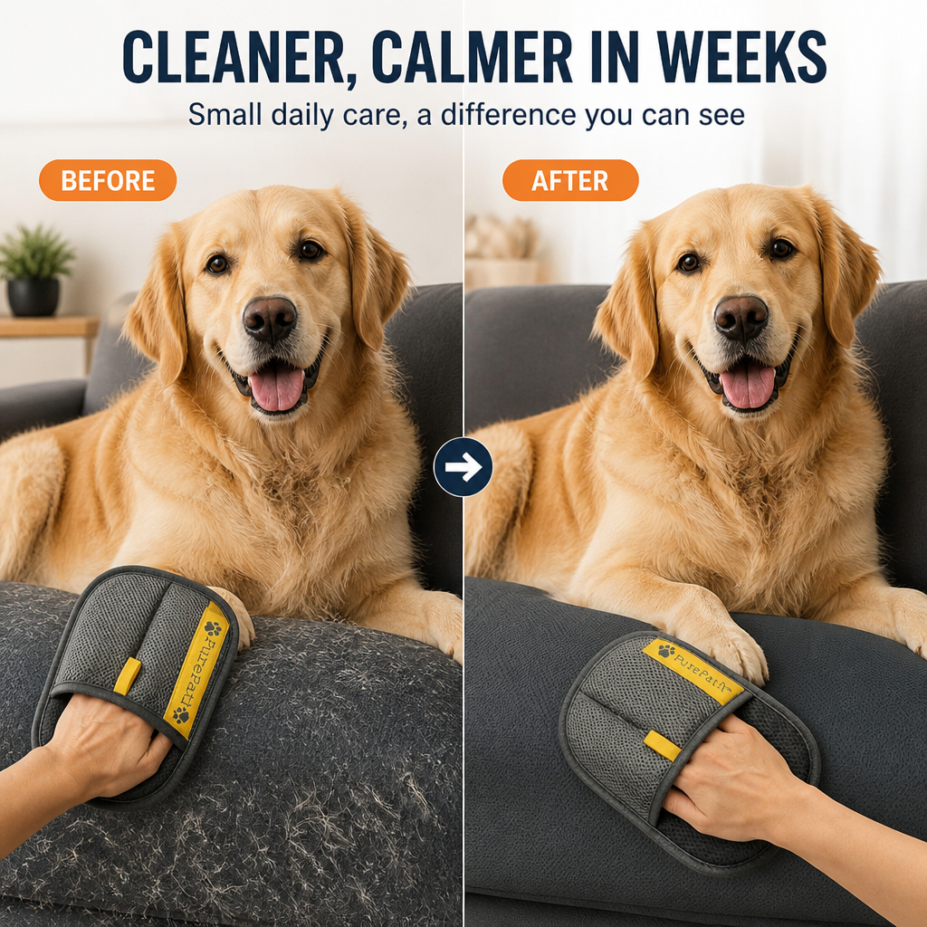 FurEase™ Glove — Swipe Away Pet Hair Instantly for a Fur-Free Life You’ll Love