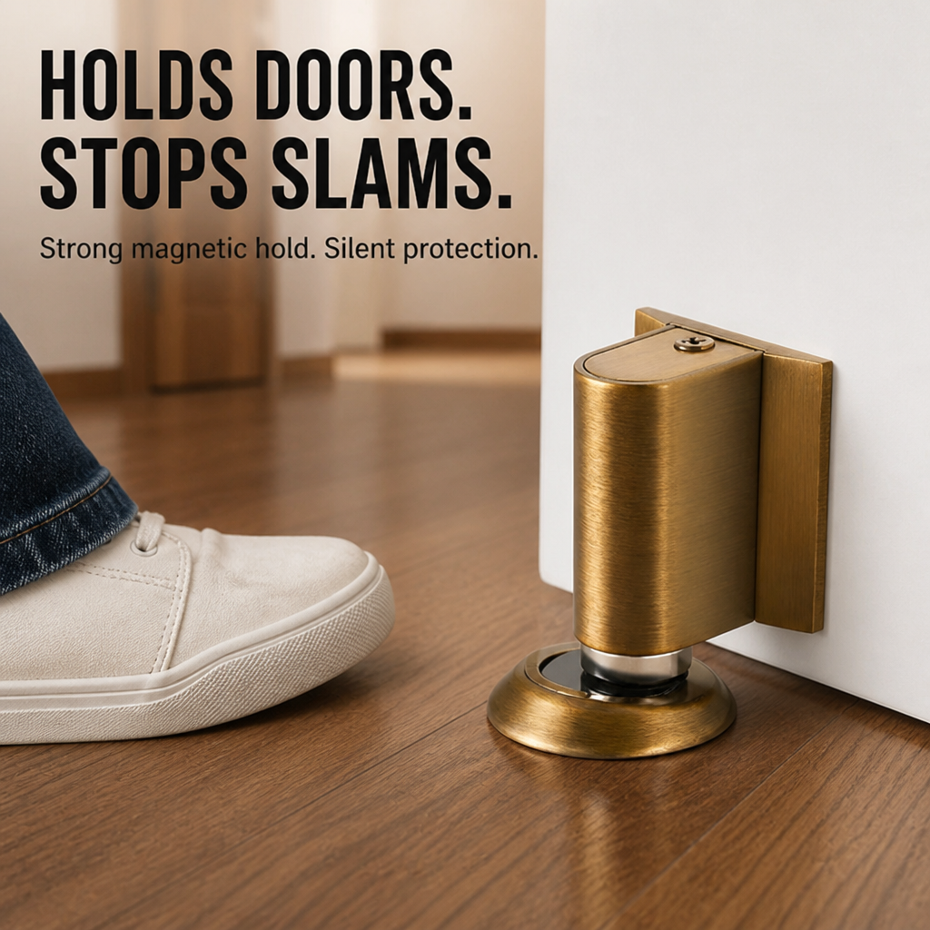 MagnaHold™ — Stop Door Slams and Protect Your Home with Silent, Ironclad Control