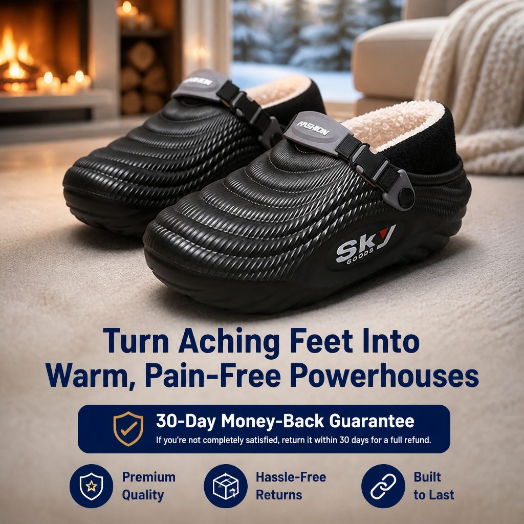 SolaceStride™ — Warm Cold, Aching Feet Into Cozy, Pain-Free All-Day Comfort