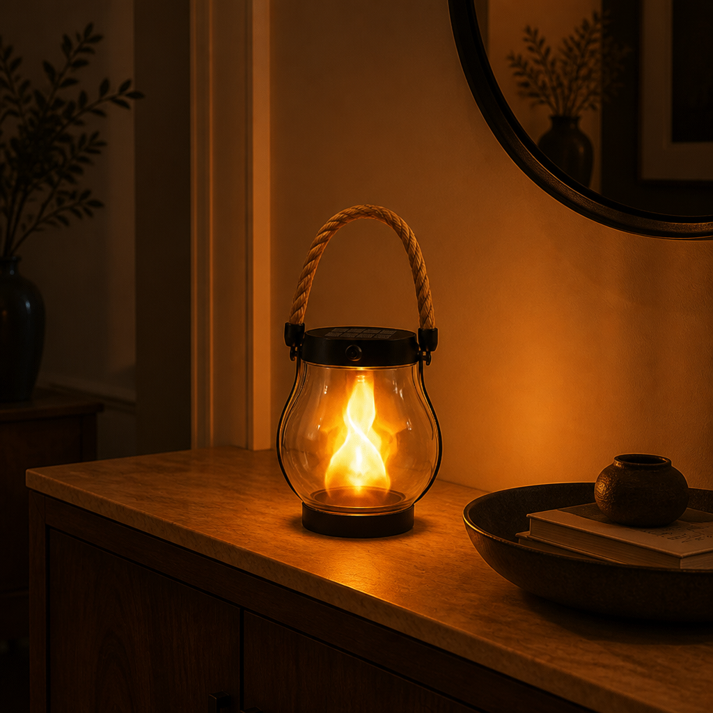EmberAura™ Lantern — Feel Instantly Wrapped in Warmth and Calm Every Night