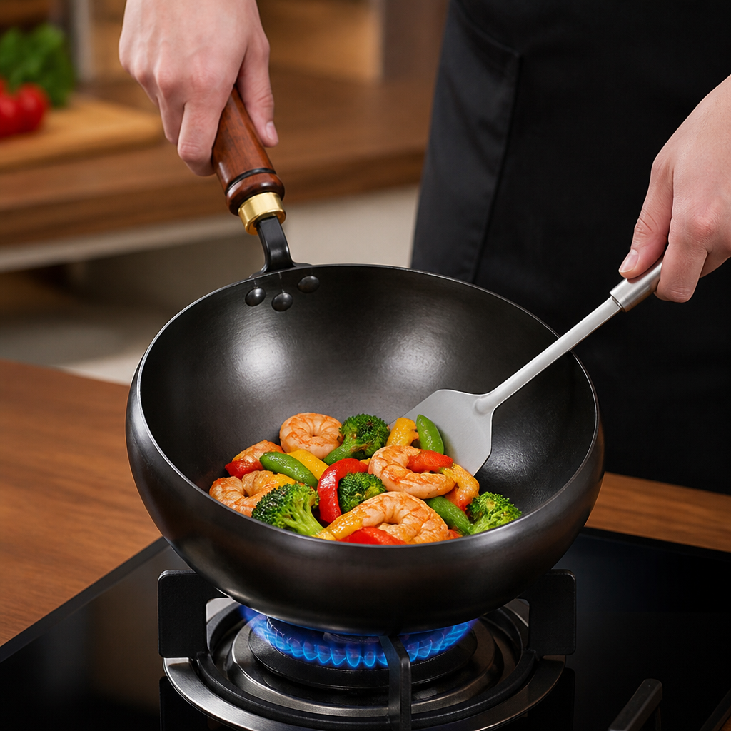 IronMend™ Wok — Unlock Pure, Effortless Flavor and Healthy Cooking Every Time