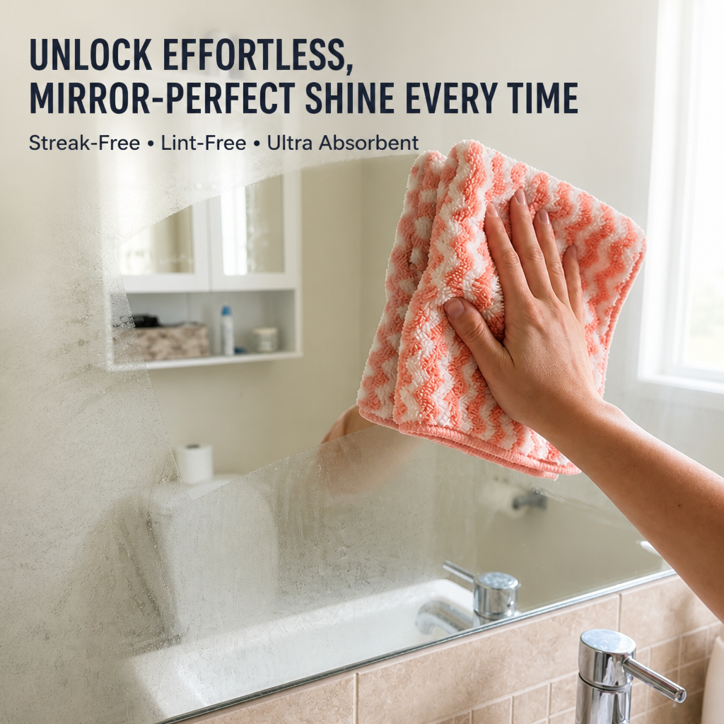 LumiClair™ Ultrasoft Cloths — Unlock Effortless, Mirror-Perfect Shine Every Time