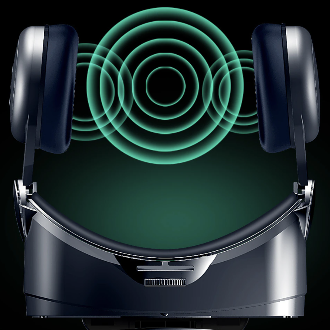 VR Headset with Built-in Headphones – Adjustable Lenses, Broad View & Universal Phone Support | Immersive 3D Experience for Smartphones