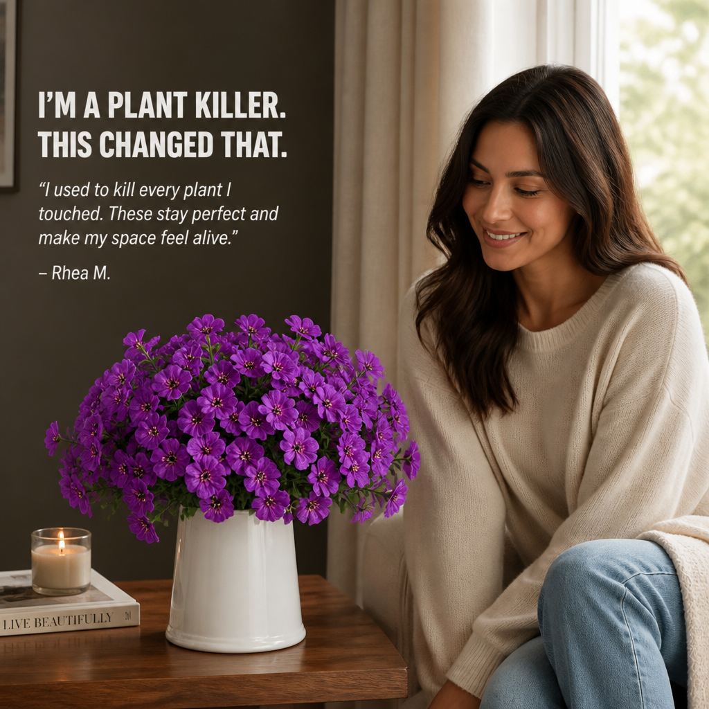 VivaBloom™ — Let Your Space Glow with Effortless, Everlasting Radiance